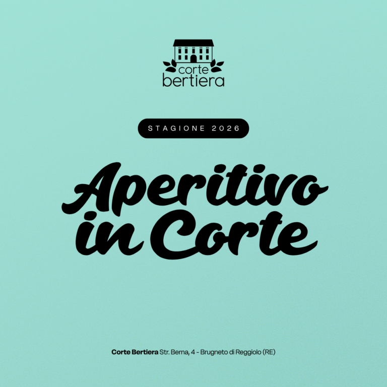 APERITIVO IN CORTE   – STA PER TORNARE
